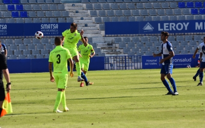 Imatge del partit d'anada, a la Nova Creu Alta, entre el Sabadell i l'Ontinyent |Crispulo D.