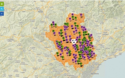 El mapa interactiu elaborat pel Consell
