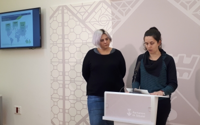 Ferrándiz i Pajares han fet balanç avui de la situació dels refugiats/ Karen Madrid