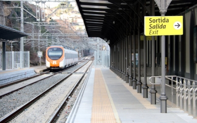 Imatge de l'estació de Manresa per on no circulen els trens des de divendres | ACN