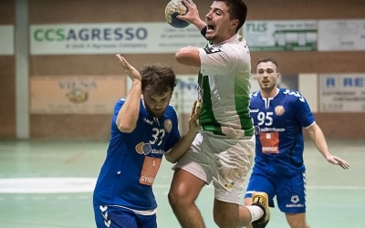 Els sis gols de Jordi Sancho no van ser suficients per obtenir el triomf. | Èric Altimis - OAR Gràcia