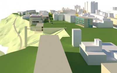 Previsió de com quedarà el balcó de Covadonga/ Ajuntament de Sabadell