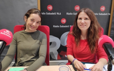 Lídia Gil i Eva Abellan a Ràdio Sabadell | Pau Duran