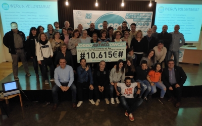 Voluntaris i patrocinadors amb el donatiu | Pau Duran