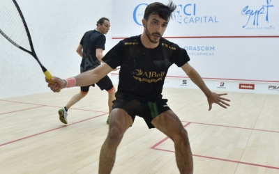 Iker Pajares va imposar-se al francès Lucas Serme en la primera ronda. | PSA