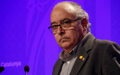 El conseller d'Educació, Josep Bargalló, ha explicat l'acord de govern en roda de premsa | Guillem Roset / ACN