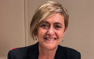 Marisol Martínez als estudis de Ràdio Sabadell