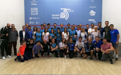 Imatge final de l'Estatal per equips | RFESquash
