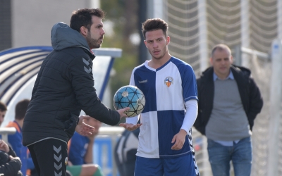 Becerril, en un partit d'aquesta temporada a Olímpia | Roger Benet