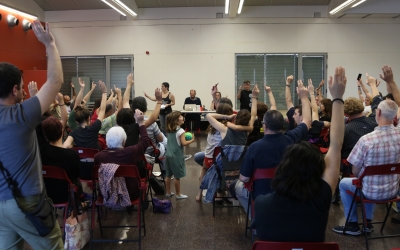 La militància cridaire, reunida dissabte en assemblea a la sala polivalent del Nord | Crida per Sabadell