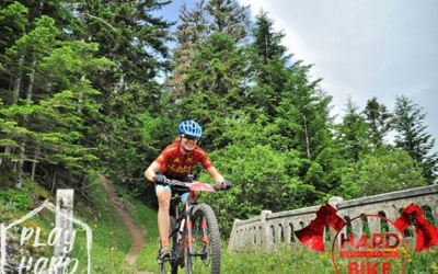 Xinxó va ser la primera dona classificada a la Hardbike. | Instagram