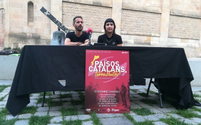 Jordi Mullor (Endavant) i Carme Hernández (Arran) | Sofia Megías