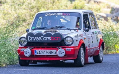 Giralt copilotant l'Autobianchi A112 a la prova francesa. | Image Derallye