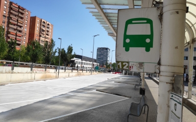 L'estació de busos de Sabadell estrena nova pavimentació | Pau Duran
