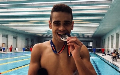 Salguero, amb la medalla de plata | @oscarsalguero98