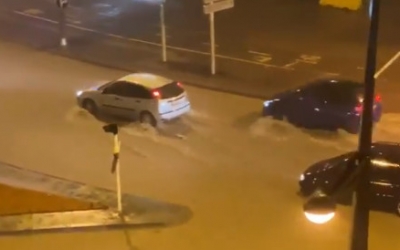 L'aiguat a la zona de l'Eix Macià | Cedida