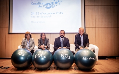 Els representants de les administracions, al Congrés de la Qualitat de l'Aire/ Generalitat