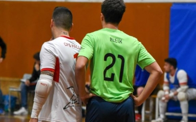 Aleix Navarro, en el partit de lliga contra el Pallejà | Futsal Pia