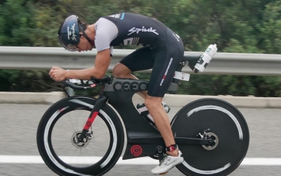 Blanchart durant la disputa de l'Ironman de Calella | triatlonchannel.com