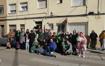 La PAHC aturant un desnonament aquest mes | Cedida