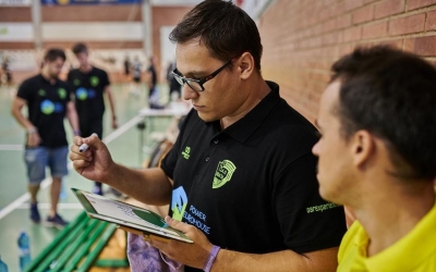 Gerard Gomis, en un partit enguany al carrer Boccaccio | Èric Altimis - OAR Gràcia