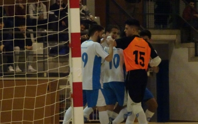 Celebració d'un gol del Club davant del Pallejà | Sergi Park