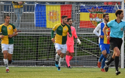 Pedro Capó i Aleix Coch, en el duel contra l'Andorra | Críspulo Díaz