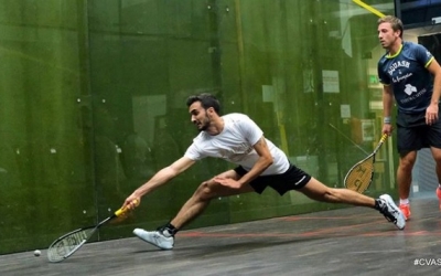 Pajares, en una acció del partit d'ahir contra Castagnet | @ikerpb