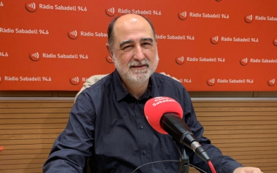 Xavier Garcés, alcalde de Barberà, a Ràdio Sabadell/ Mireia Sans