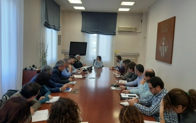 Imatge de la reunió del Comitè d'Emergències | Ajuntament de Sabadell