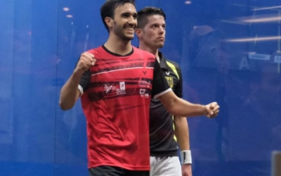 Pajares, eufòric després del seu gran paper en el Mundial d'equips | World Squash