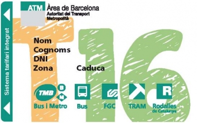Ara el cost inicial d'emissió de la targeta T-16 és gratuït | Cedida