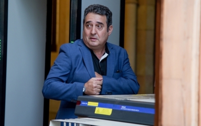 Bustos, sortint dels Jutjats | Roger Benet