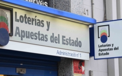 Cartell d'una administració de loteria/ Roger Benet