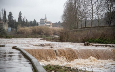 Imatge de la crescuda del riu Ripoll | Roger Benet