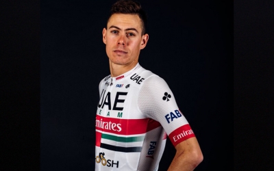 De la Cruz, amb el mallot de l'Emirates | UAE Team Emirates