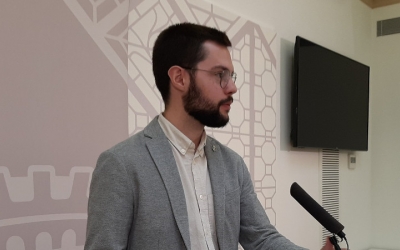 Eloi Cortés, després de la Junta de Govern d'avui/ Ajuntament de Sabadell