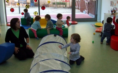 Imatge d'una classe a l'escola bressol de La Creu Alta | Cedida