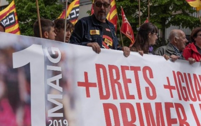 Manifestació de l'1 de Maig de l'any passat/ CCOO