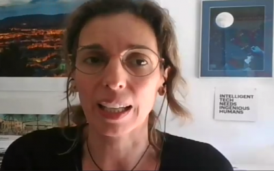 La Consellera d'Empresa i Coneixement, Àngels Chacón, en la trobada virtual amb el Gremi de Fabricants, Texfor i la Fundació per la Indústria | Roger Benet