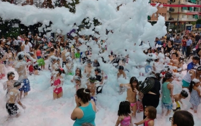 Festa de l'escuma a Sol i Padrís | Karen Madrid