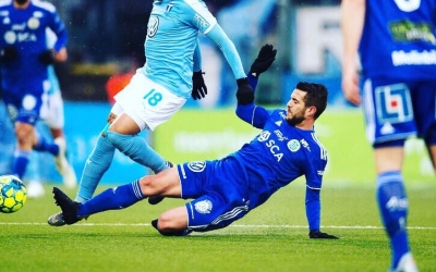 Juanjo, en un partit de la temporada passada | GIF Sundsvall