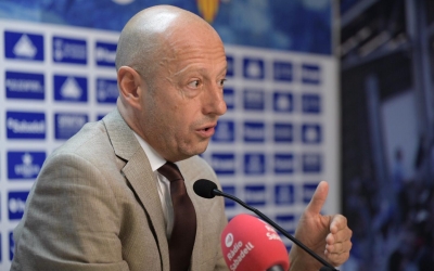 Calzada, en una compareixença de premsa | Roger Benet