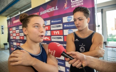 Ariño, juntament amb Sílvia Morell, en una entrevista de fa uns mesos amb Ràdio Sabadell | Roger Benet