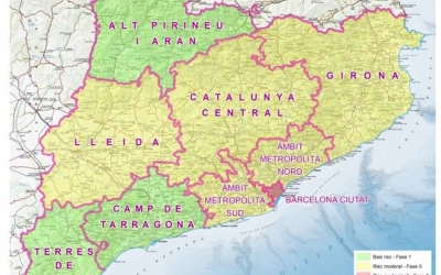 Mapa de les etapes del desconfinament fixades per a aquest dilluns | Departament de Salut