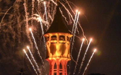 Castell de focs en motiu del centenari de la Torre de l'Aigua | Roger Benet