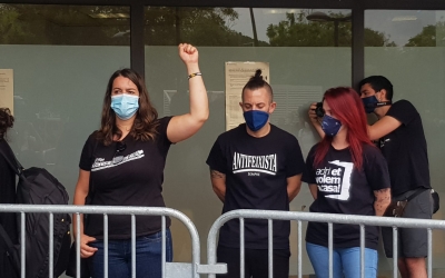 Alguns dels investigat al jutjat de Sabadell