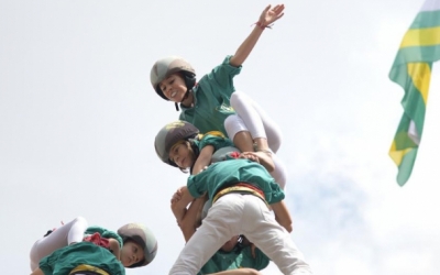 Un dels castells dels Saballuts, abans de la pandèmia/ Roger Benet