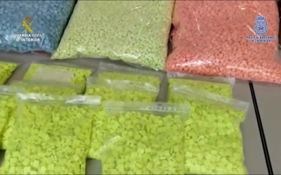 Imatge de part de la droga intervinguda en l'operació | Cedida