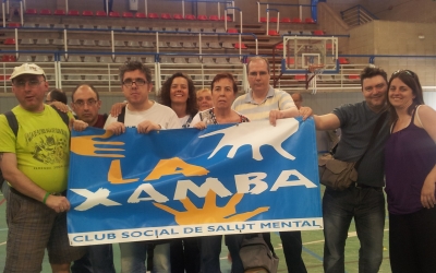 Usuàris del Club Social La Xamba el passat juny | Cedida